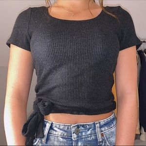 Soft grey, cropped T (Nordstrom)🤍